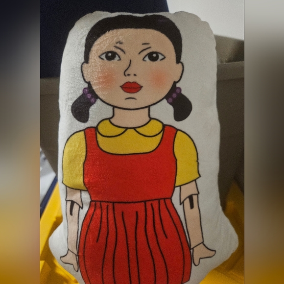 RARE 17” Squid Games Doll "Young Hee" Pillow Plush - Picture 2 of 3